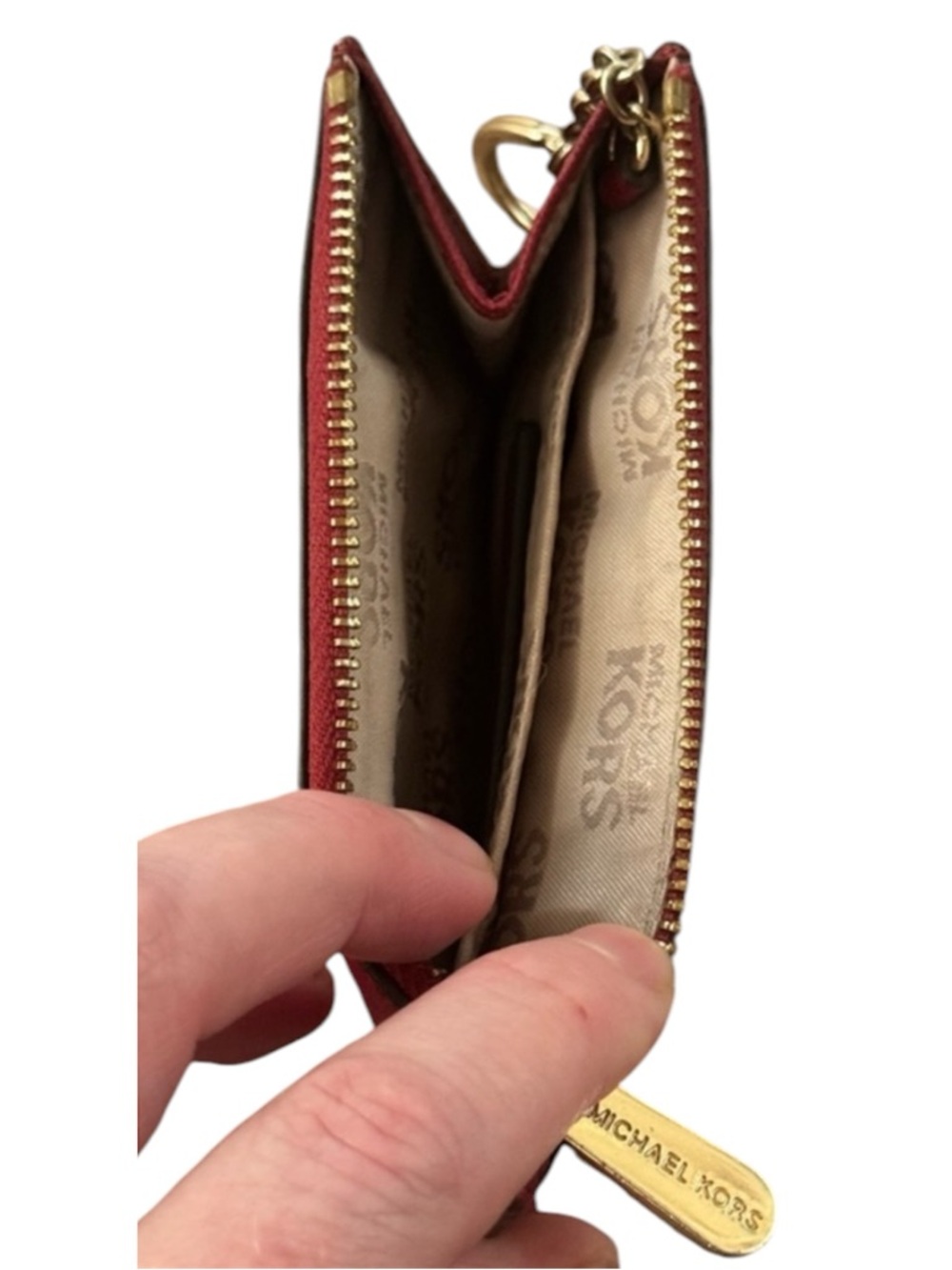 Michael Kors Jet Set Travel SM
Coin ID Card Key Holder Wallet
Cherry - Picture 6 of 7